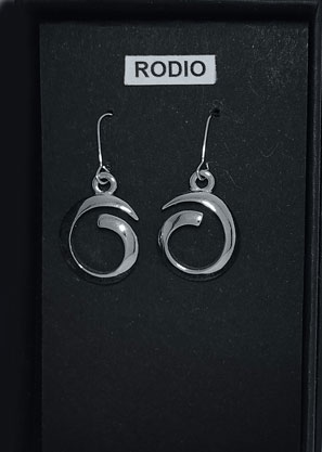Pendientes Rodio